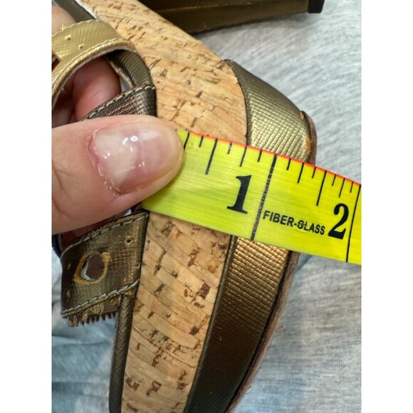 Prada  "Metal Bronzo" sandals, size EU 37.5, US size 7 - Picture 14 of 14